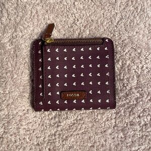 mini fossil wallet + coin pouch